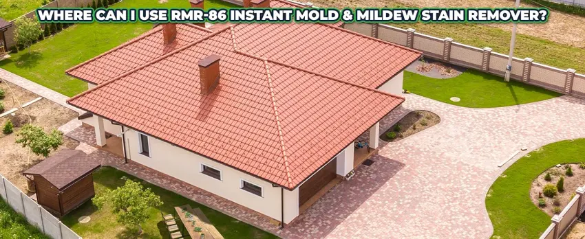 RMR-86 Instant Mold and Mildew Stain Remover Spray - Scrub Free Formula, 1 Gallon 128 Fl Oz (Pack of 1) - Hotspot