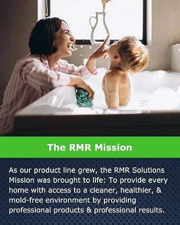 RMR-86 Instant Mold and Mildew Stain Remover Spray - Scrub Free Formula, 1 Gallon 128 Fl Oz (Pack of 1) - RMR Mission