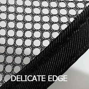 Bangled Lumbar Support, Car Lumbar Support with Double Breathable Mesh, Back Lumbar Support for Car and Office Chair (Black 2 Pack) - product information 9