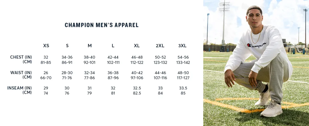 Champion Men's Reverse Weave Pullover Hooded Sweatshirt for Men, Best Hoodies for Men, C Logo Medium Black Left Chest C - Champion Men's Size Chart