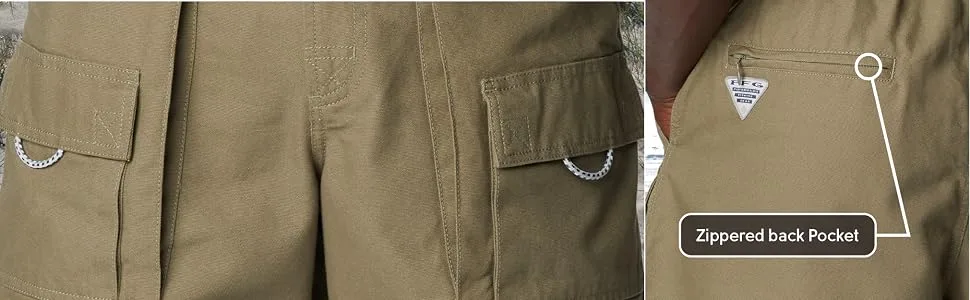 Columbia Men's Brewha II Short Cool Grey X-Large - Zippered back pocket, security pocket