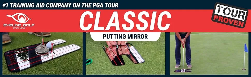 EyeLine Golf Putting Mirror Training Aid Classic Mirror - Classic Putting Mirror