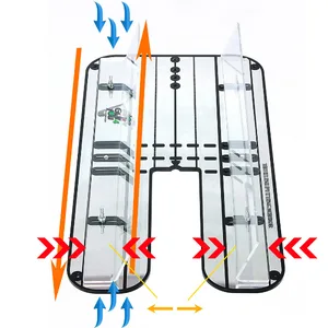 Premium Golf Alignment Mirror - All in One Value Pack Golf Putting Practice Aids to Improve All Aspects of Your Short Game - putting mirror