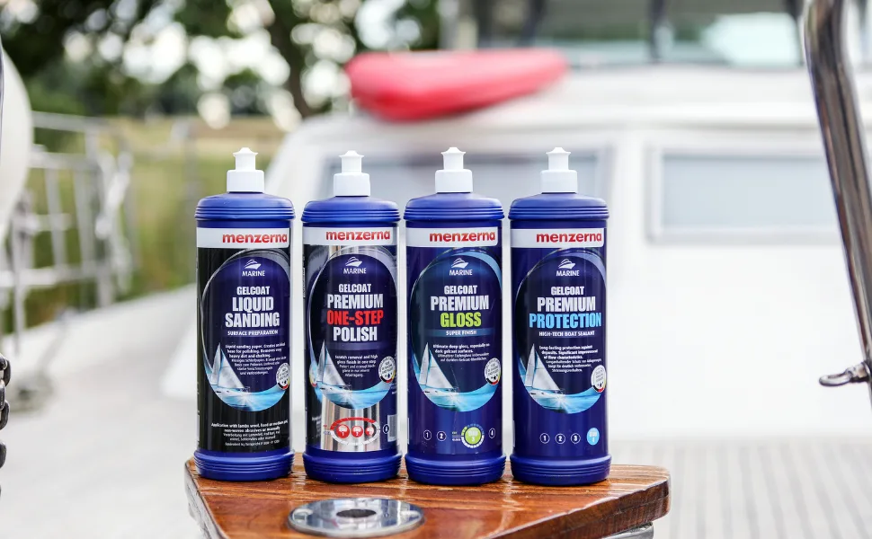 menzerna Marine Gelcoat Premium Gloss 32 oz Super Finish - Menzerna Marine Group