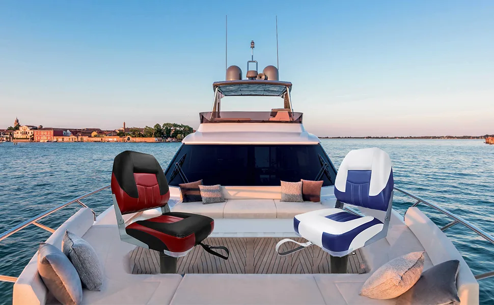 Adjustable Pedestal, Height Adjustable 11 -17  Inches, Black Powder Coated,For Boat Seat - boat seats