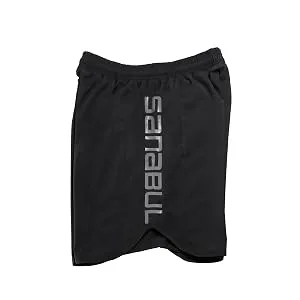 Sanabul Series 2 Combat Training Shorts for MMA Jiu Jitsu Boxing and Fitness Black/Charcoal Medium - Side Series 2 Sanabul