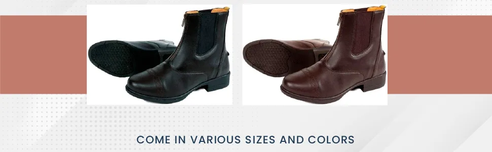 Shires Moretta Clio Adult's Paddock Boot Black 10 - leather horse boots