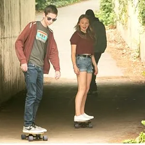 Summit Board Co Short Longboard Skateboard Deck with Precision Bearings and Rugged Wheels for Beginners and Experienced Skaters, Wide Mini Balanced Design Pixels - short longboard trucks