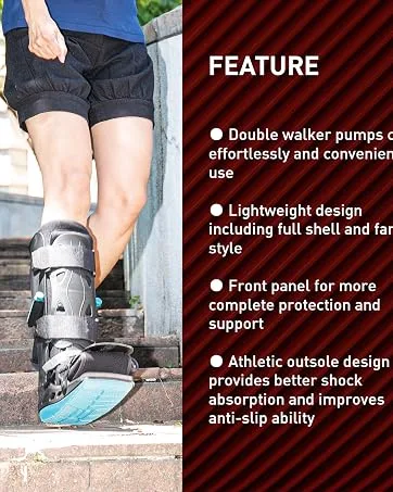 ZOYER Recovery+ 17" Essential Walker Boot - Fracture Boot, Universal Fit for Left or Right Foot (Large) - walker boot zoyer usa