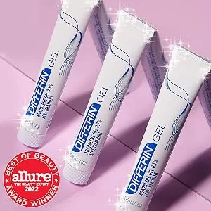 Differin Adapalene Gel 0.1% Acne Treatment, 45 gram, 180-day supply, 1.6 Ounce (Pack of 2) - differin gel, differin, acne treatment