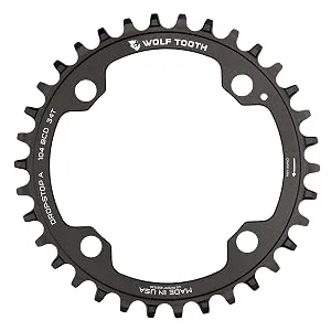 Wolf Tooth Components 104 BCD Chainrings (32t, Drop-Stop A) - 10434 BCD