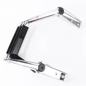 3 Step Stainless Steel Telescoping Boat Ladder Swim Step, 900 Pound Capacity for Marine Yacht - 3-steps ladder
