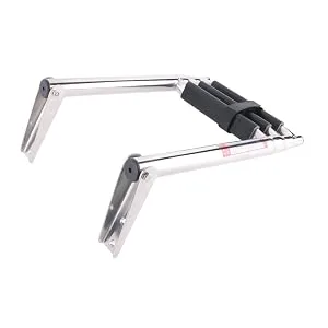 3 Step Stainless Steel Telescoping Boat Ladder Swim Step, 900 Pound Capacity for Marine Yacht - BOAT LADDER