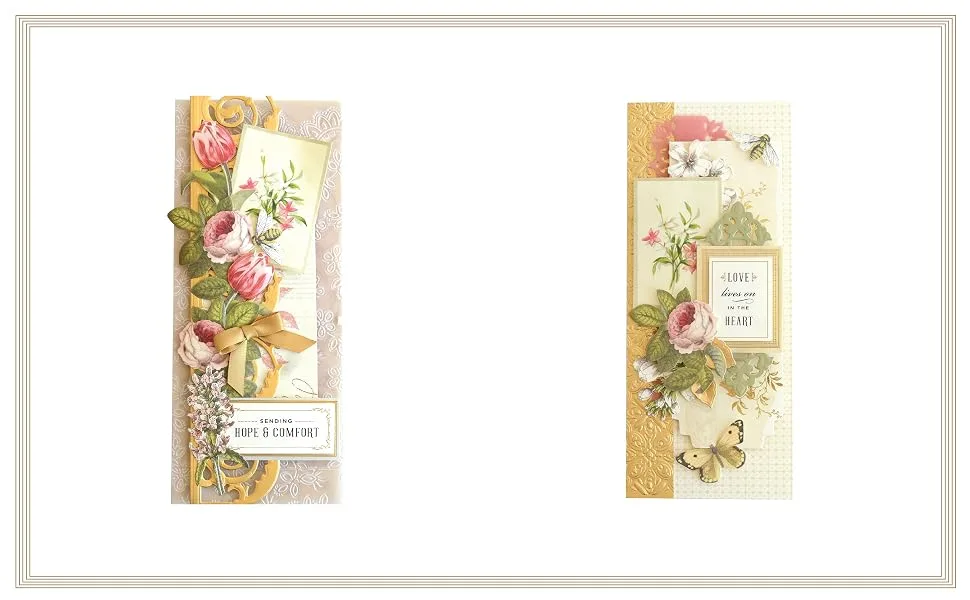Anna Griffin Sending Sympathy Card Kit - Card Making Set for DIY -Makes 20 Cards - Sending Sympathy Card Kit
