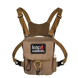 Leap Outdoors Binocular Harness Chest Pack - binocular bino harness hunting chest pack hunting chest pack