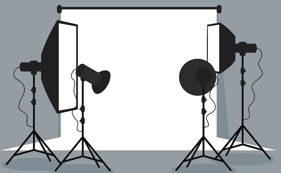 YELANGU 10Ft Photo Backdrop Stand, Adjustable Background Support for Parties. Portable Banner Back Drop Stand for Photography,Wedding and Advertising Display - Background stand Support System Kit