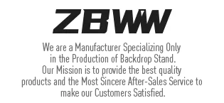 Backdrop Stand 6.5x10ft, ZBWW Photo Video Studio Adjustable Backdrop Stand for Parties, Wedding, Photography, Advertising Display 6.5*10 ft - ZBWW backdrop stand