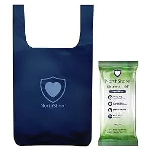 NorthShore DiscreetShield Disposal Bags, Case/150 (6/25s) 25 Count (Pack of 6) - Product Feature Image for Discreetshield