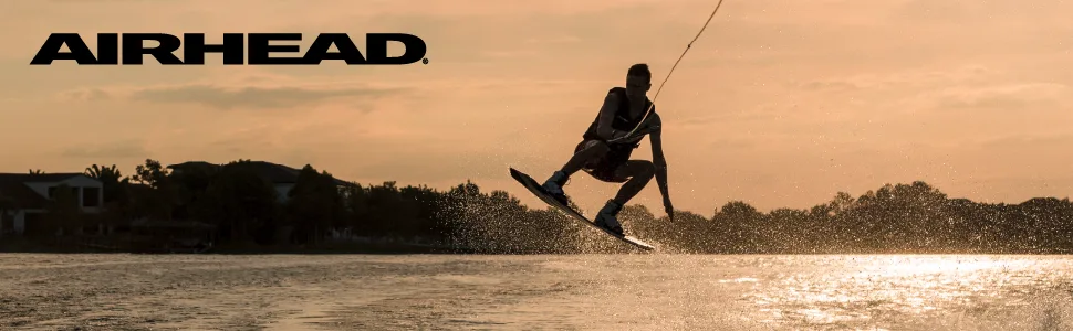 Airhead Dyneema Thermal Wakeboard Rope, 4 Sections, 75-Feet, Multiple Colors Available Electric Blue - 1_Header300_Wakeboard