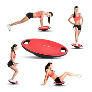 EVERYMILE Wobble Balance Board, Exercise Balance Stability Trainer Portable Balance Board with Handle for Workout Core Trainer Physical Therapy & Gym Classic Gray - product information 3