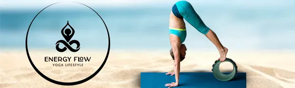 ENERGY FLOW |Back Roller, Back Stretcher & Spine Cracker For Back PainDeep Tissue MassageYoga Back Roller Yoga Wheel For Back Pain Relief Stretching Strong & Improving Flexibility Of Your Back - Flexibility Of Your Back