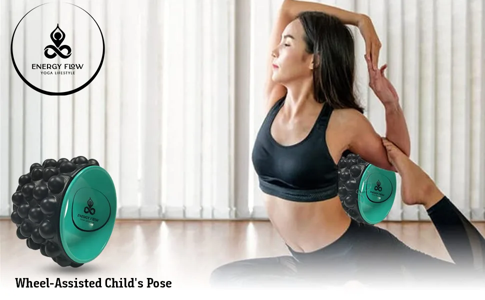 ENERGY FLOW |Back Roller, Back Stretcher & Spine Cracker For Back PainDeep Tissue MassageYoga Back Roller Yoga Wheel For Back Pain Relief Stretching Strong & Improving Flexibility Of Your Back - Spine Cracker For Back Pain