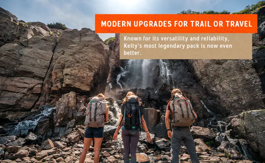 Kelty Redwing Backpack for Daily Carry, Day Hikes, School - Internal Frame, Hip Belt, Updated for 2022 (22L / Smoke) 22l Smoke - modern upgrades for trail or travel