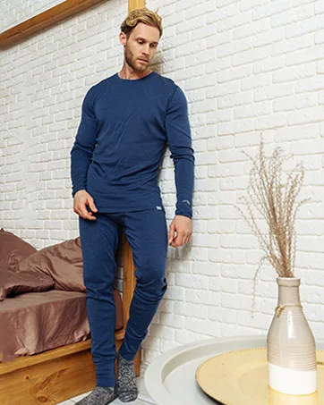 Merino Wool Base Layer Mens Bottom Pants 100% Merino Wool Thermal Underwear Long Johns Light, Mid, Heavyweight + Wool Socks X-Large Charcoal Grey 250 - base layer set men