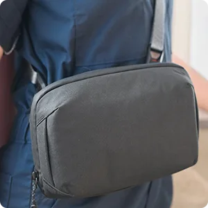 Peak Design Tech Pouch (Midnight) - The Original - Anchor attachment points connect to Peak Design straps, sold separately.