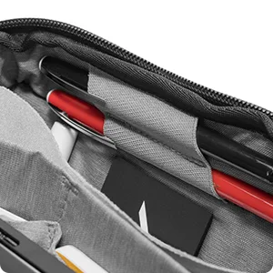 Peak Design Tech Pouch (Midnight) - The Original - Smaller accessory pockets to store pens, SD cards, batteries, and more. External passport pocket