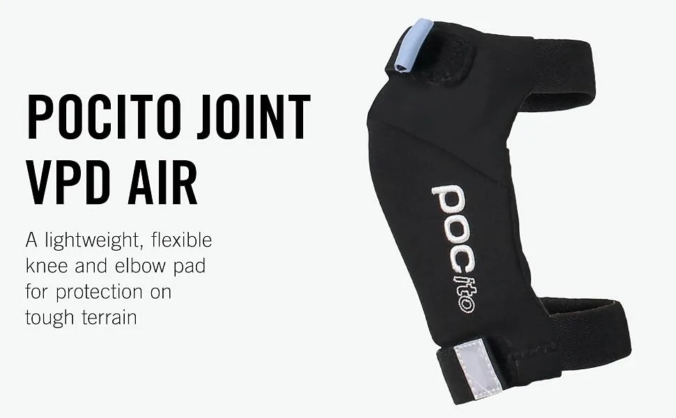 POC, POCito Joint VPD Air Protector Uranium Black Large - POCito Joint VPD Air; A lightweight, flexible knee and elbow pad for protection on tough terrain