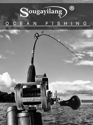 Sougayilang Line Counter Trolling Reel Conventional Level Wind Fishing Reel A-Thunder LS II 3000 Right Handed - product information 6