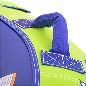Sportsstuff Sno-Nut Inflatable Snow Tube/Sled with Ultra Durable Nylon Cover - handle