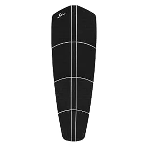 Own the Wave 12 Piece SUP Surf Traction Pad - Premium Deck Grip EVA Foam with 3M Adhesive for Longboard Paddleboard Surfboard, White, Black, Grey - paddleboarding SUP Paddleboard SUP traction pad non slip deck grip