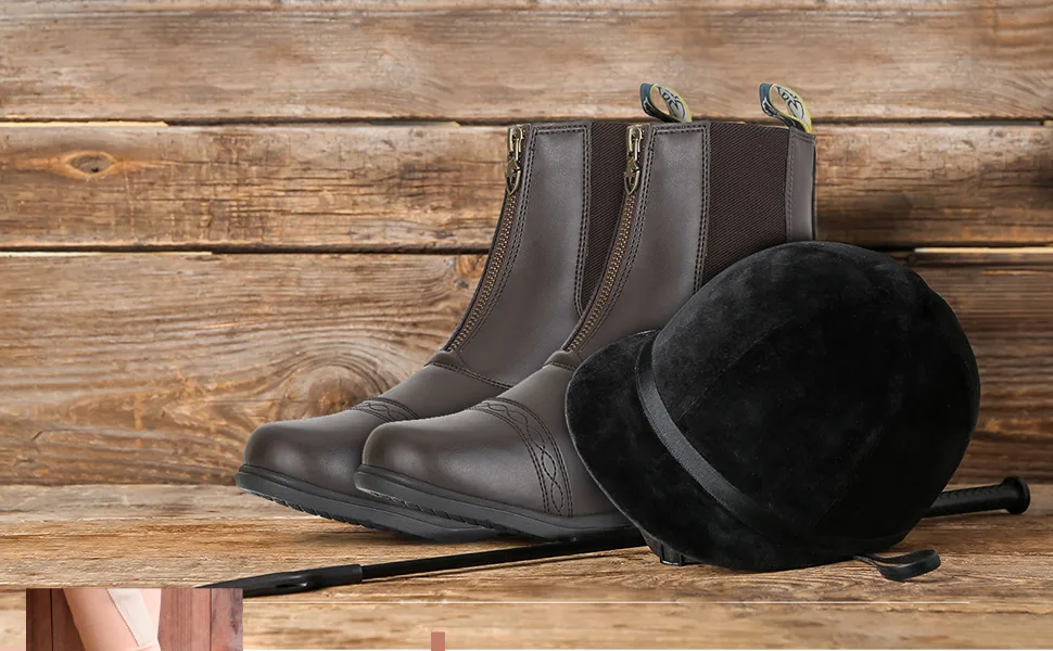 Moretta Clio Child's Paddock Boot Black 3 Big Kid - boots