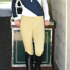 TuffRider Ladies Starter LowRise Pull-On Knee Patch Breeches 28 Dark Grey - product information 3