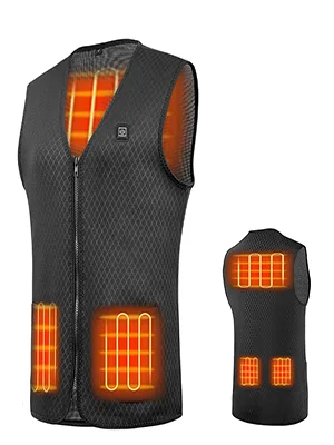 AIMINTSEN Heated Vest, USB Charging Electric Heated Jacket Washable for Women Men Outdoor - heated vest