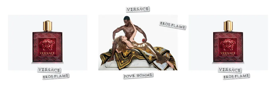 Versace Eros Flame for Men 3.4 oz Eau de Parfum Spray Lemon,Orange 100ml - product information 1