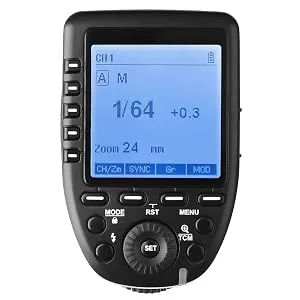 Godox Camera Flash Trigger Xpro-S for Sony Wireless Remote 2.4GHz 1/8000s HSS TTL-Convert-Manual Large Screen Design Customizable Functions - XPRO-S