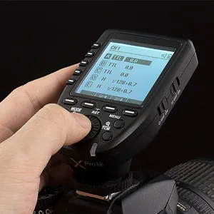Godox Xpro-F for Fuji Fujifilm TTL Wireless Flash Trigger, 1/8000s HSS, TTL-Convert-Manual Function, Large Screen, 5 Dedicated Group Buttons, 11 Customizable Functions with Cleaning Kit - xpro-p