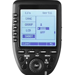 Godox Xpro-F for Fuji Fujifilm TTL Wireless Flash Trigger, 1/8000s HSS, TTL-Convert-Manual Function, Large Screen, 5 Dedicated Group Buttons, 11 Customizable Functions with Cleaning Kit - xpro-p