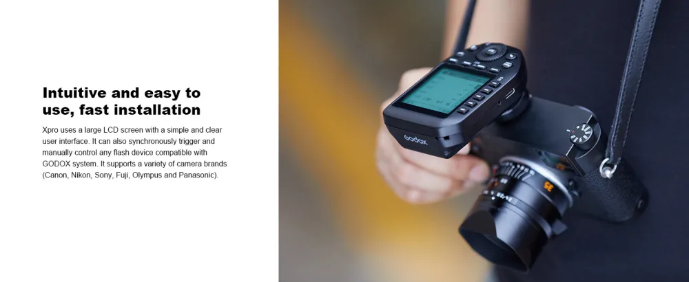 Godox XPro-N i-TTL 2.4G High-Speed Sync Wireless Flash Trigger Transmitter Compatible for Nikon Cameras, 1/8000s,11 Customizable Functions,16 Groups and 32 Channels - product information 2