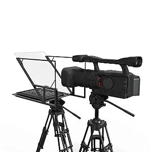 Leeventi Teleprompter I Compatible with iPhone, iPad, Android Smartphones, Photo or Video Camera I Suitable for All tripods I 600g, 30403 cm - Big Camera
