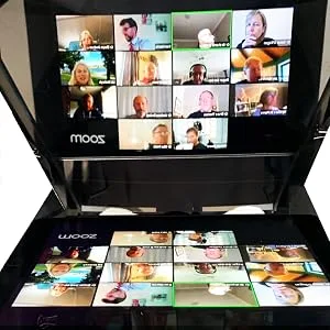 Leeventi Teleprompter I Compatible with iPhone, iPad, Android Smartphones, Photo or Video Camera I Suitable for All tripods I 600g, 30403 cm - Leeventi Teleprompter