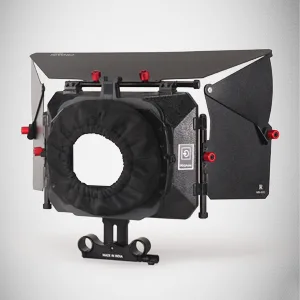 PROAIM MB-600 Sunshade Mattebox w Height Riser for Camera Lenses up to 95mm. for 15mm Rails, Top Flag, Extendable Side Flags & Knicker. 2 Filter Holders, 4:3 & 16:9 Format Masks, Tool-Less (P-MB-600) - LIGHTWEIGHT. DURABLE. VERSATILE.