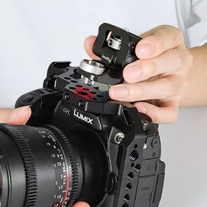 (New Version) SMALLRIG GH5 GH5 II GH5S Camera Cage with Built-in Cold Shoe and NATO Rail for Panasonic GH5 II/ GH5 / GH5S - CCP2646 - CCP2646