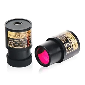 2.0M 30fps Digital Microscope Eyepiece Camera with 23.2mm to 30mm 30.5mm Ring Adapter - Microscope Eyepiece Camera