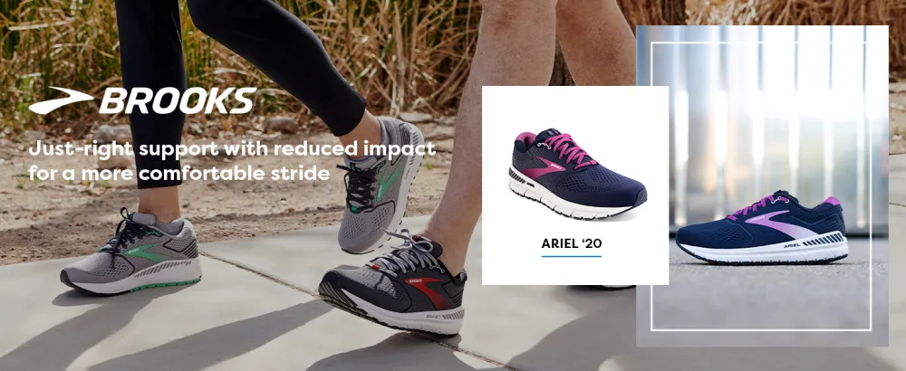 Brooks Women's Ariel '20 Supportive Running Shoe 8 Alloy/Blackened Pearl/Green - brooks