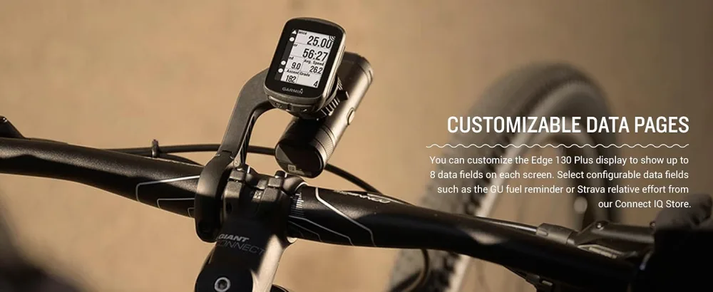 Garmin Edge 130 Plus, GPS Cycling/Bike Computer, Download Structure Workouts, ClimbPro Pacing Guidance and More (010-02385-00), Black - Garmin Edge 130 Plus