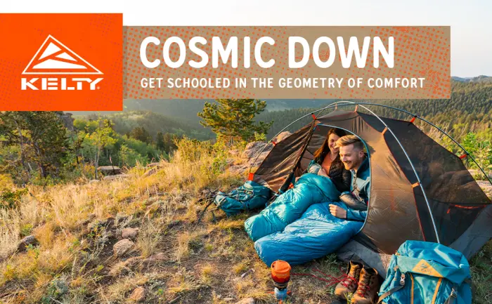 Kelty Cosmic 20 Degree 550 Down Fill Sleeping Bag for 3 Season Camping, Premium Thermal Efficiency, Soft to Touch, Large Footbox, Compression Stuff Sack Lyons Blue/Dark Shadow Regular - Cosmic 20 sleeping bag down fill camping